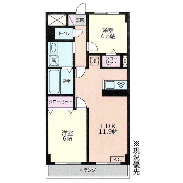 天正ビル 401号室 間取り