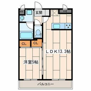 Ｃａｓａ　ｄｉ　Ｌｉｎｏ（カサ　ディ　リーノ） 203号室 間取り