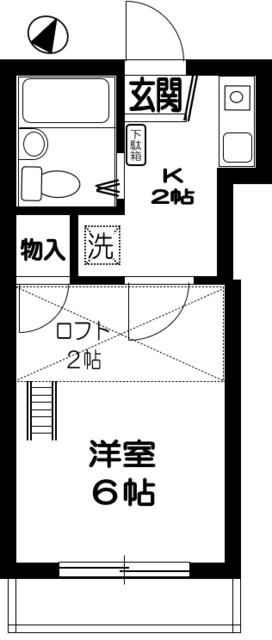 Ａｐａ花の木 204号室 間取り