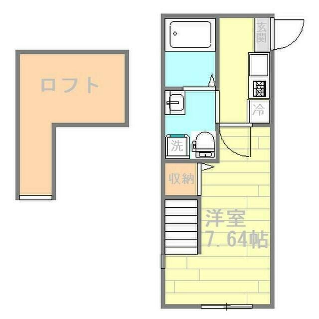 ノーチェ善行 101号室 間取り