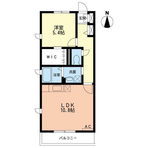 クレール山下 307号室 間取り