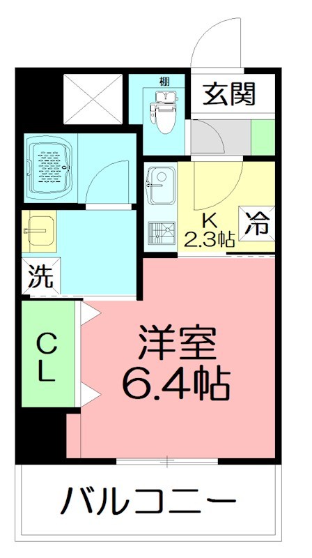GRANDREVE茅ヶ崎幸町 203号室 間取り