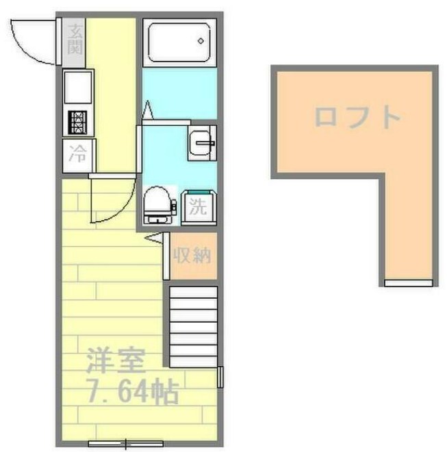 ノーチェ善行 105号室 間取り