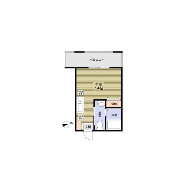 &alpha;（アルファ）　ｐａｒｋｓ　ｅａｓｔ 101号室 間取り