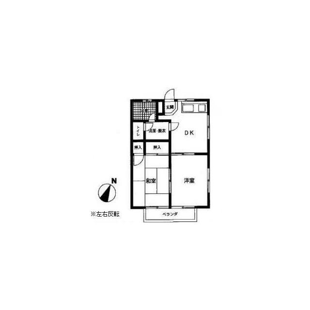 カトレアハイツ 201号室 間取り