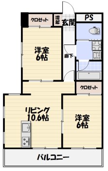 レジデンス花の木 205号室 間取り