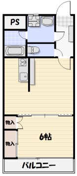 レジデンス花の木 202号室 間取り