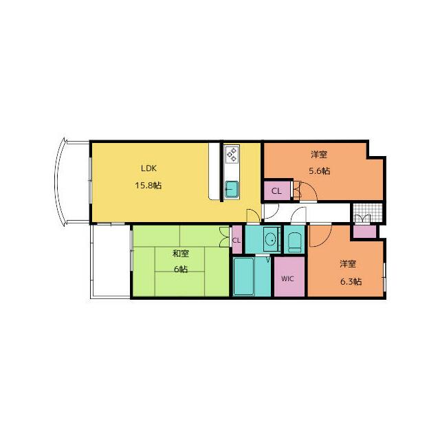 フィールド・サン 403号室 間取り