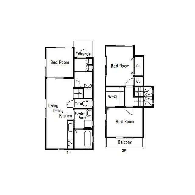 横浜市泉区白百合１丁目　戸建 間取り
