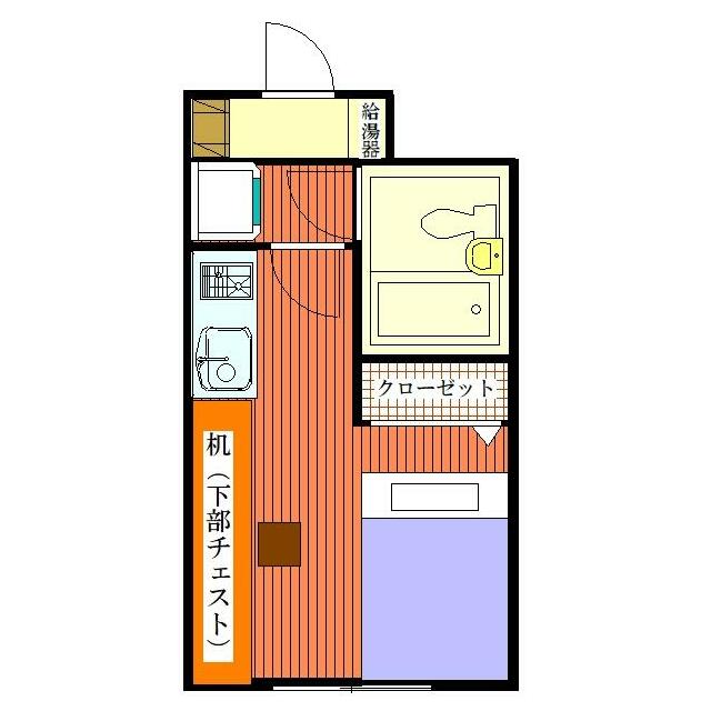 アドーレ湘南 304号室 間取り