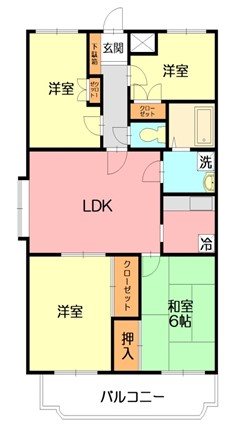 カサグランデ湘南 307号室 間取り