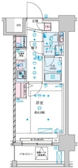 ジェノヴィア平塚Ⅳ 1102号室 間取り