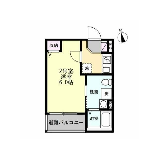 ベイルームｄｉｎｏ桜ヶ丘 202号室 間取り