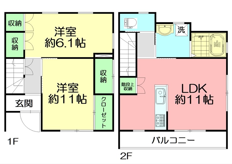 仮）羽鳥４丁目テラス 東号室 間取り