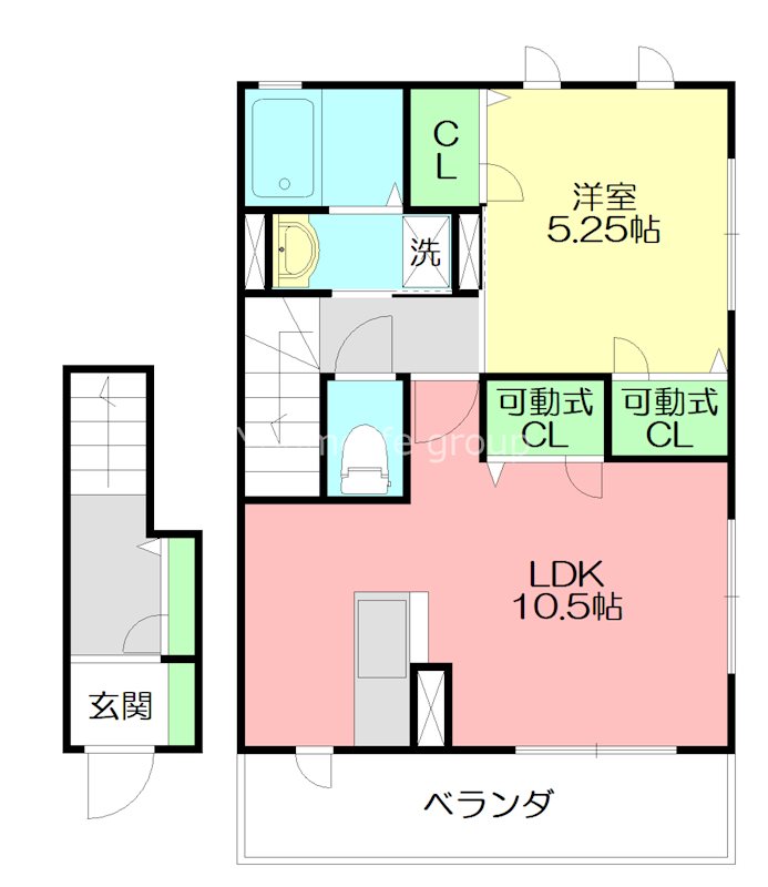センチュリーハイムⅤ 201号室 間取り