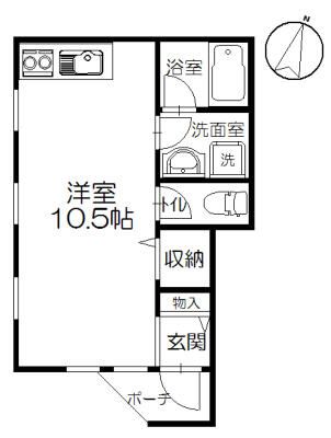 ＣＡＳＡ　ＭＯＤＥＲＮＯ 101号室 間取り