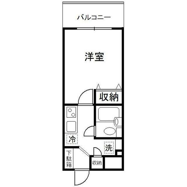 マンション妻田 303号室 間取り