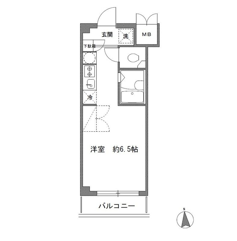 ラグゼナ本厚木 209号室 間取り