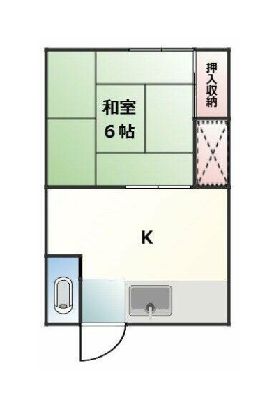 平井荘 206号室 間取り