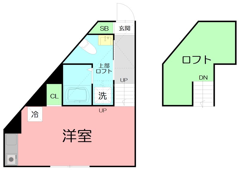 ラフィナコスタ 101号室 間取り