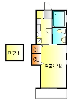 エトピリカ湘南 205号室 間取り