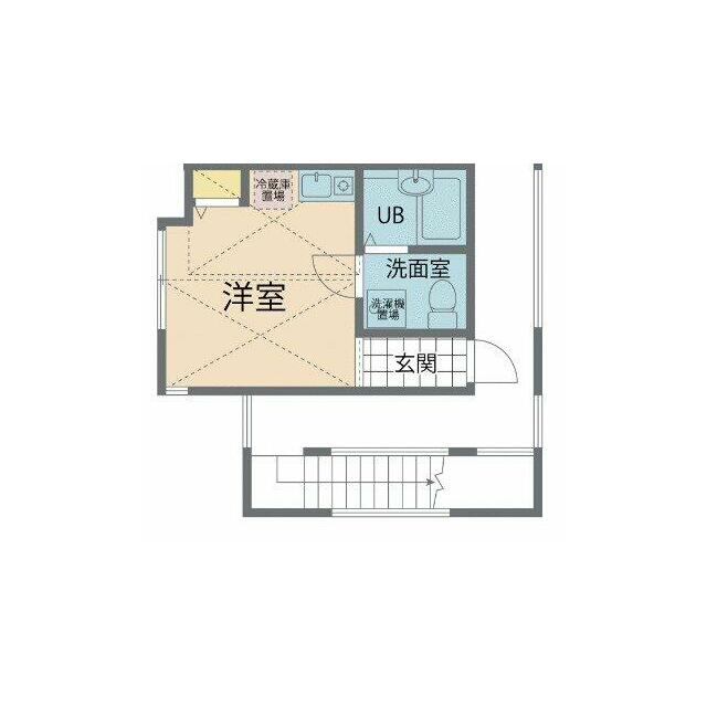 カインドネス厚木旭町 201号室 間取り