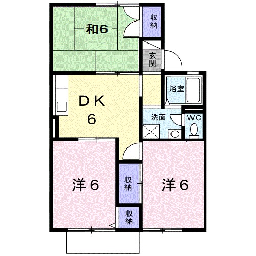 シャトレ湯川Ａ 105号室 間取り