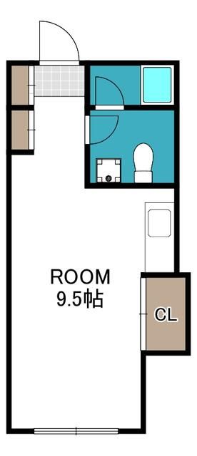 アーネスト・アツギ 1号室 間取り