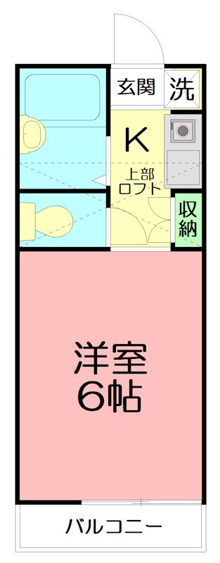 ルミエールミタ 207号室 間取り