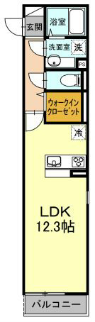 メゾン　グランツ 201号室 間取り