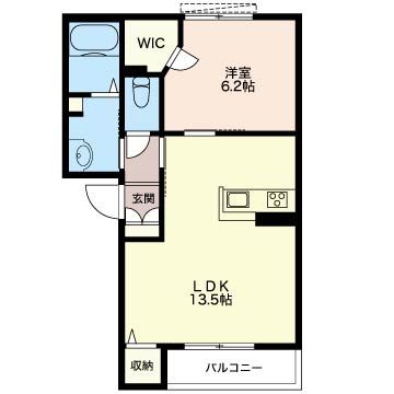 エクラシエ湘南 302号室 間取り