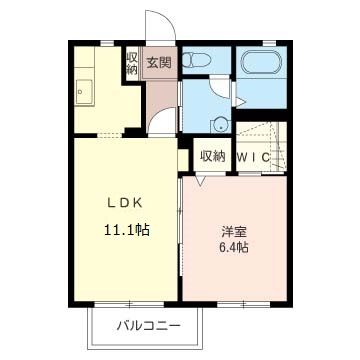 クレスト湘南 202号室 間取り