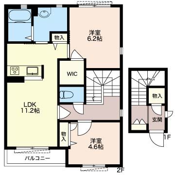 アンビエラ A 203号室 間取り
