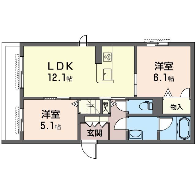 Maison de Lueur 301号室 間取り