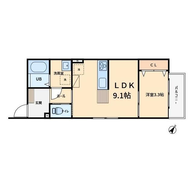 ブランメゾンＢ 204号室 間取り
