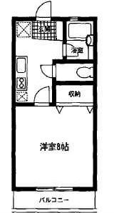 アレックス桜台 105号室 間取り