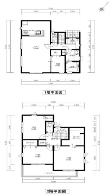 鎌倉市腰越２丁目　貸家 間取り