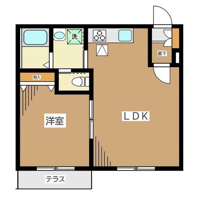 レジデンス戸塚 102号室 間取り