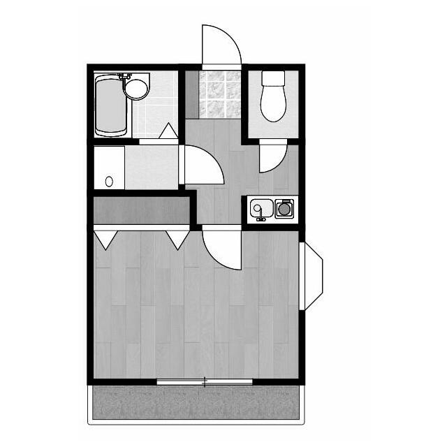 リーズ湘南大船第６ 201号室 間取り