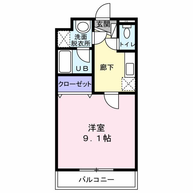 YSAマンション 105号室 間取り
