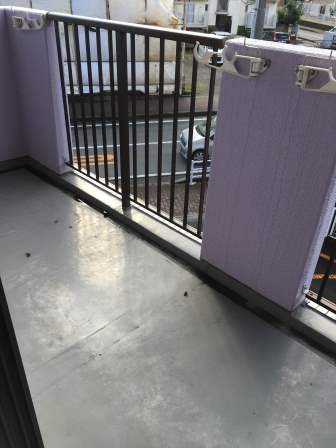 ハイドランジア ベランダ