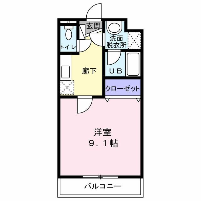 YSAマンション 103号室 間取り