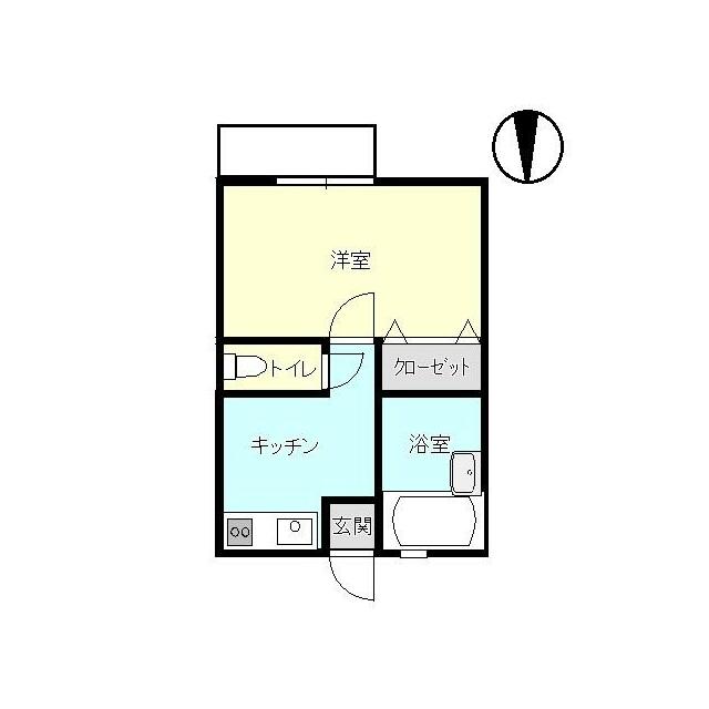 エストコート 202号室 間取り