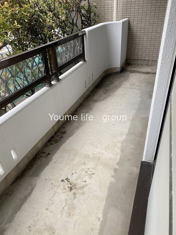 フラットハガ ベランダ