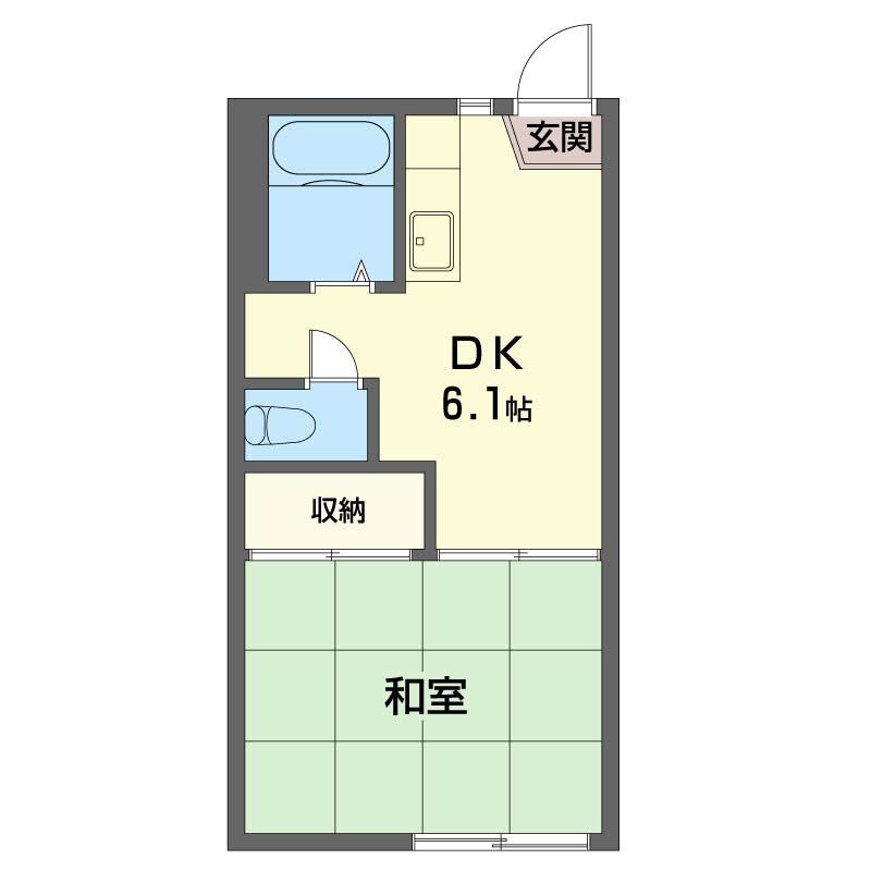 フラットVIP 102号室 間取り