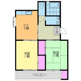 メゾン３ブリッジ 102号室 間取り