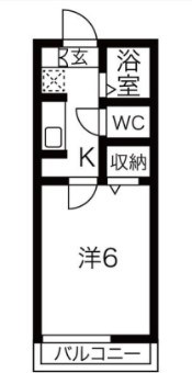 Ｖｉｌｌａ５１０　Ｎｏ．６ 211号室 間取り