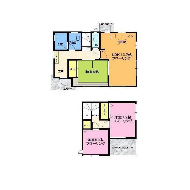 藤沢飯田貸家 間取り