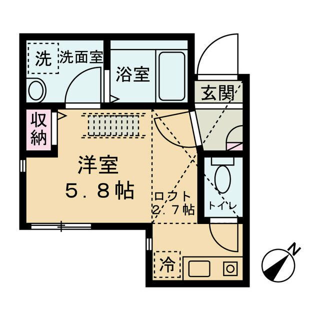 ベステージ大船Ⅲ 104号室 間取り