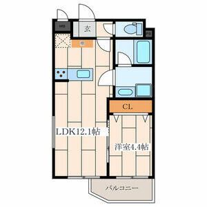 イリスタンパレス鎌倉 305号室 間取り